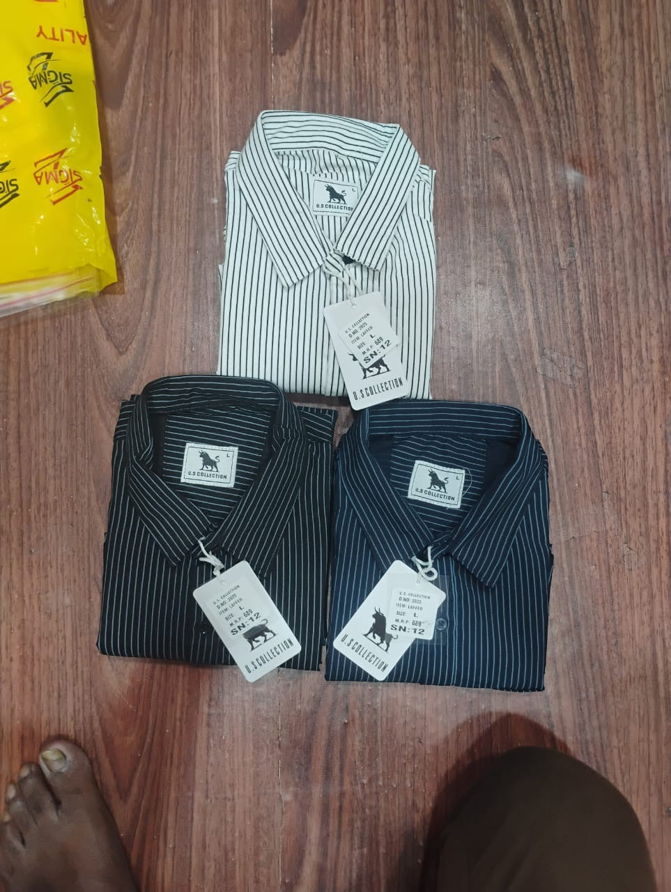 Men's striped shirt