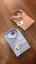 Men's micro-check shirt